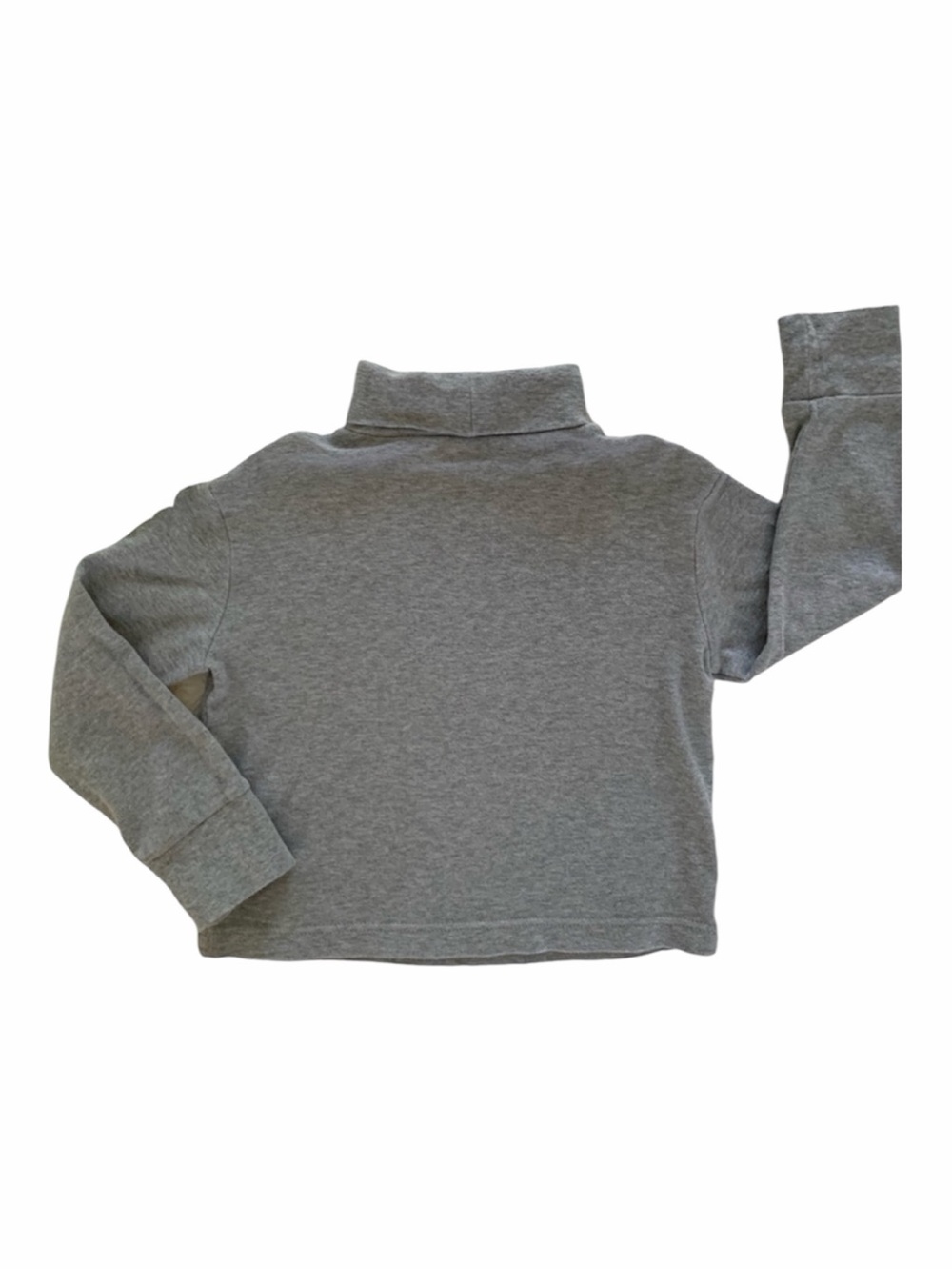 Cherokee Turtleneck Boys Size XS (4-5) Gray Top Long Cuffed Sleeves Pullover